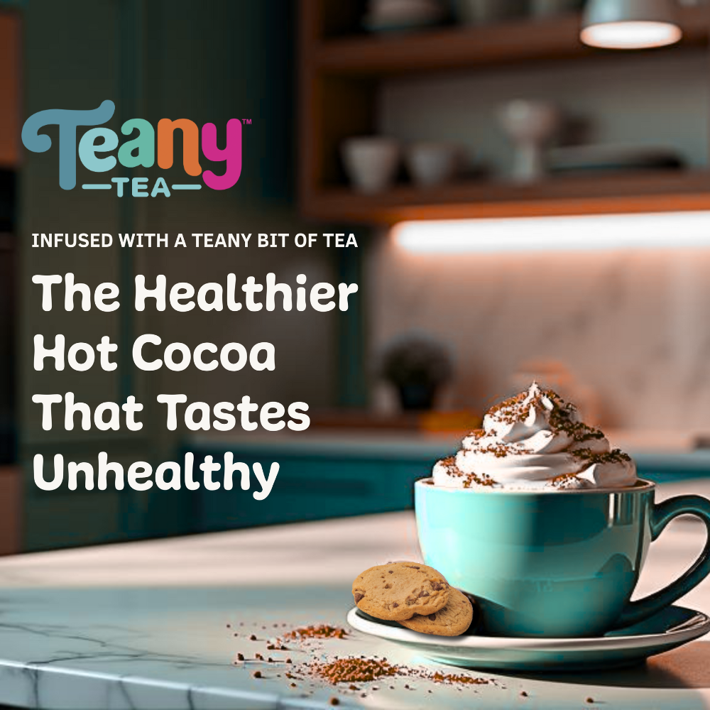 Healthier Lower Sugar Organic Hot Cocoa – Teany Tea