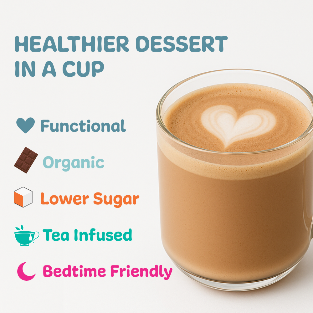 Healthier Lower Sugar Organic Hot Cocoa – Teany Tea