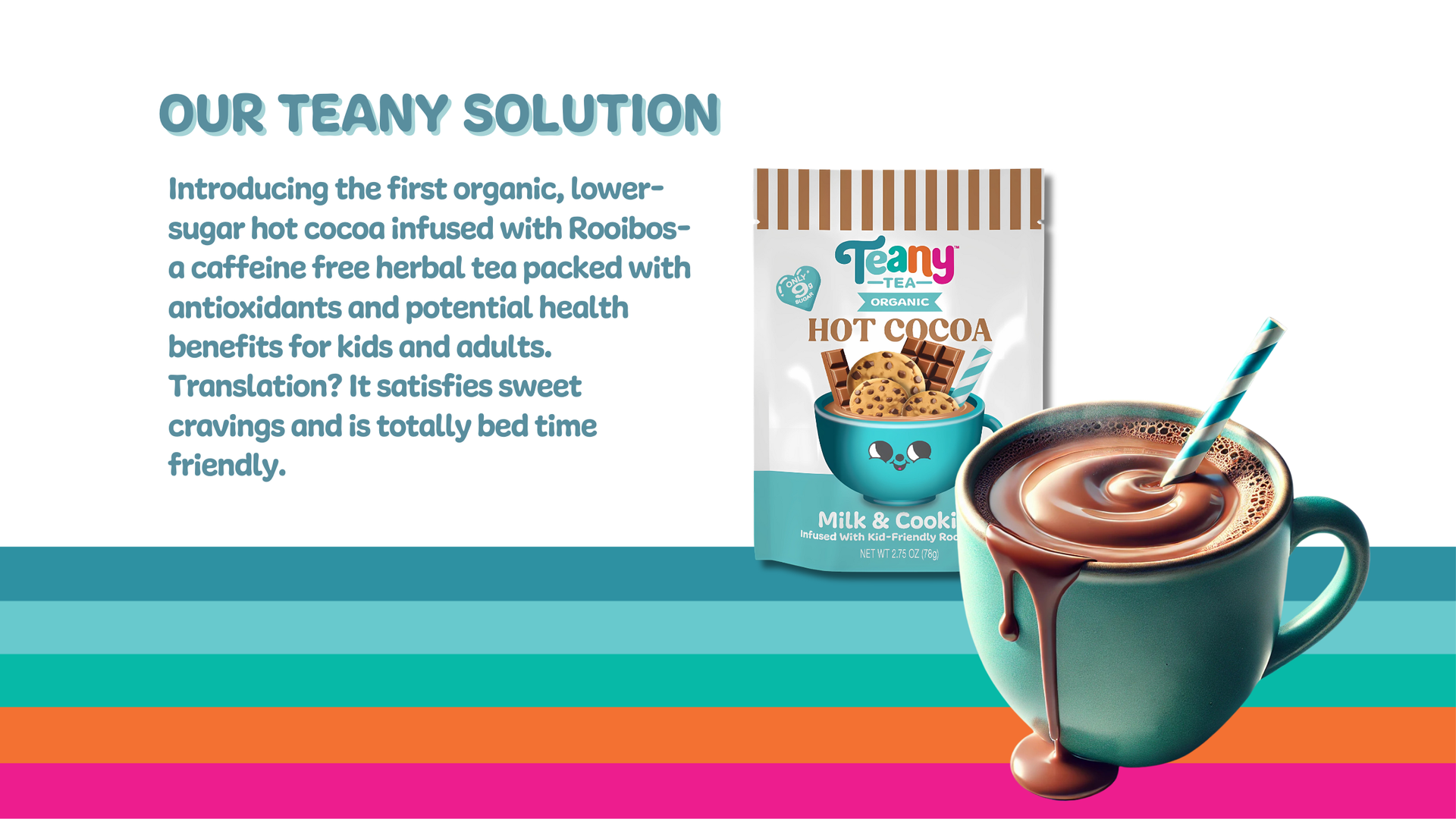 Healthier Lower Sugar Organic Hot Cocoa – Teany Tea